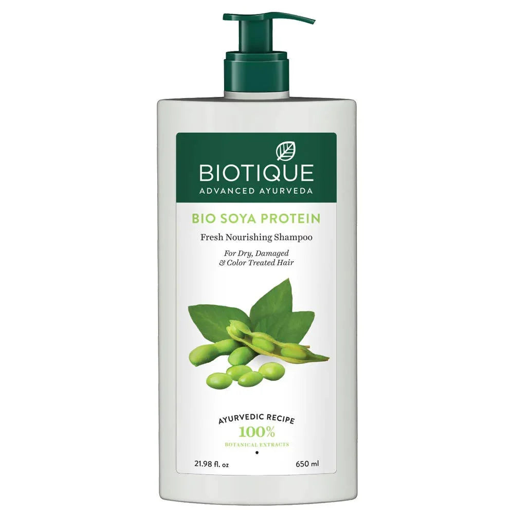 Biotique Advanced Ayurveda Bio Soya Protein Fresh Nourishing Shampoo