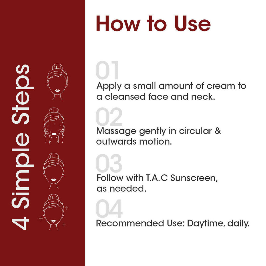 T.A.C - The Ayurveda Co. Kumkumadi Day Cream for Glowing Skin with SPF 20