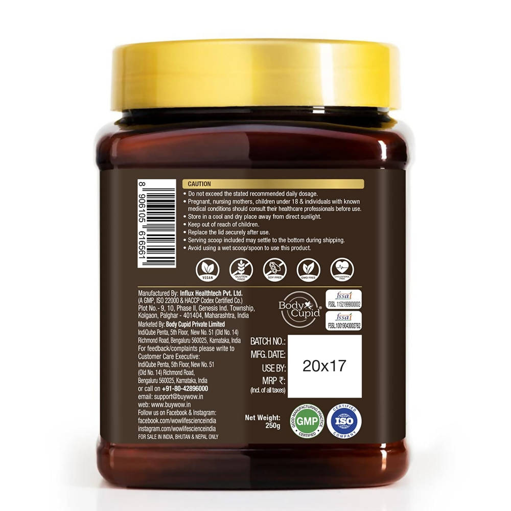 WOW Life Science Plant-Based Biotin Powder - 250 gms