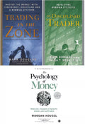 Trading in Zone Disciplined Trader & psychology of money books set -paperback