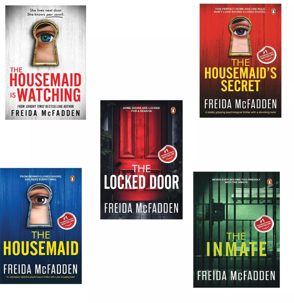 The Housemaid Watching Series 5 Book Collection Set by Freida McFadden  : paperback