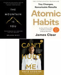 Atomic Habits + The Mountain Is You + Can't Hurt Me – Set of 3 Self-Improvement Books