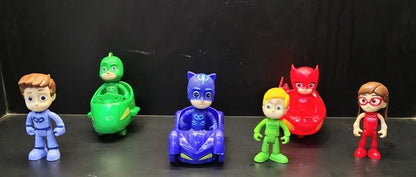 Cartoon Superhero PJ Masks Toy Set multicolor Car
