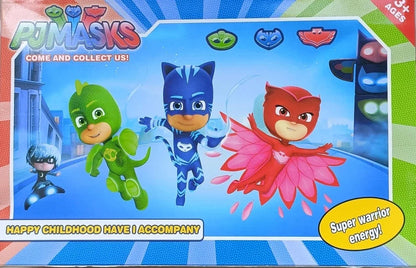 Cartoon Superhero PJ Masks Toy Set multicolor Car