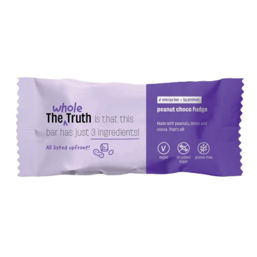 The Whole Truth Energy Bars - Peanut Choco Fudge