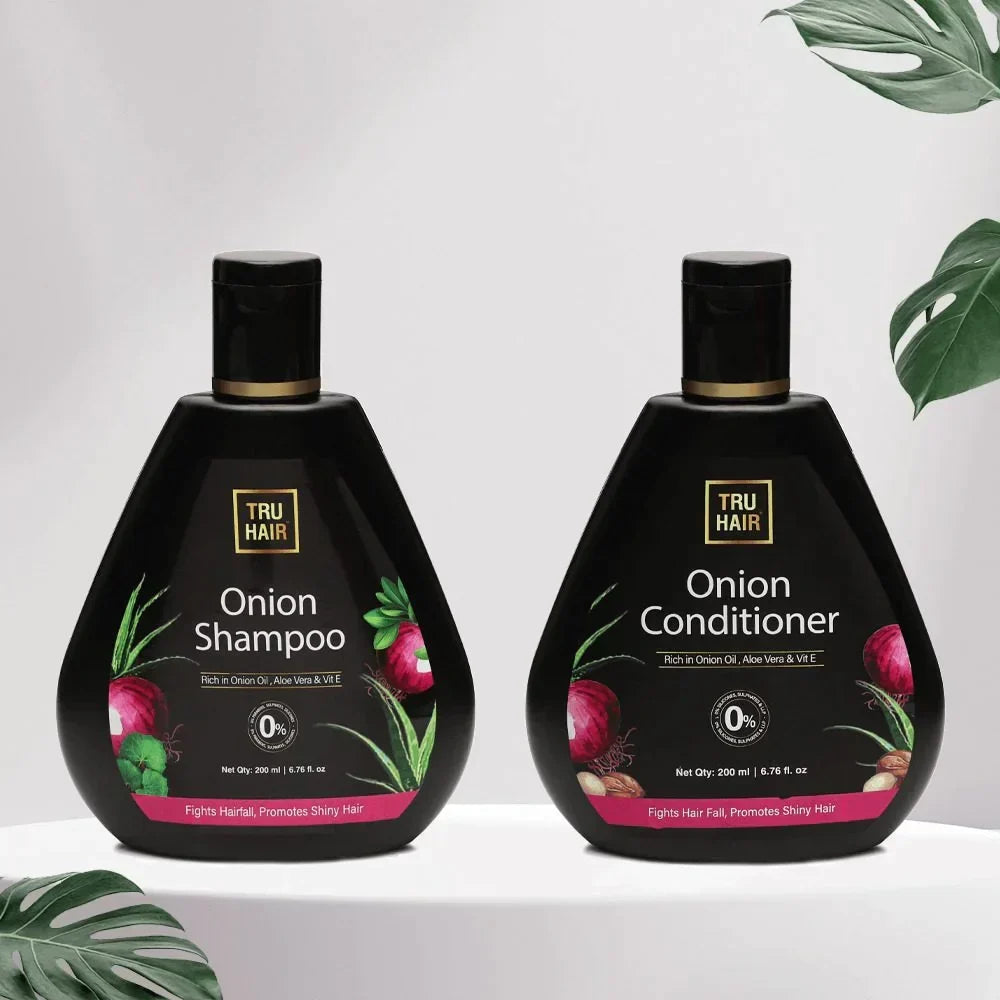 Tru Hair Onion Shampoo & Conditioner Combo
