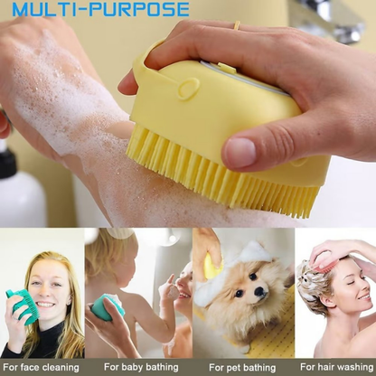 Bronson Professional Silicone Shower Scrubber Exfoliating Bath Brush