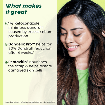PLIX The Plant Fix Neem Anti-Dandruff Advanced Shampoo For Reduced Dandruff & Itchiness