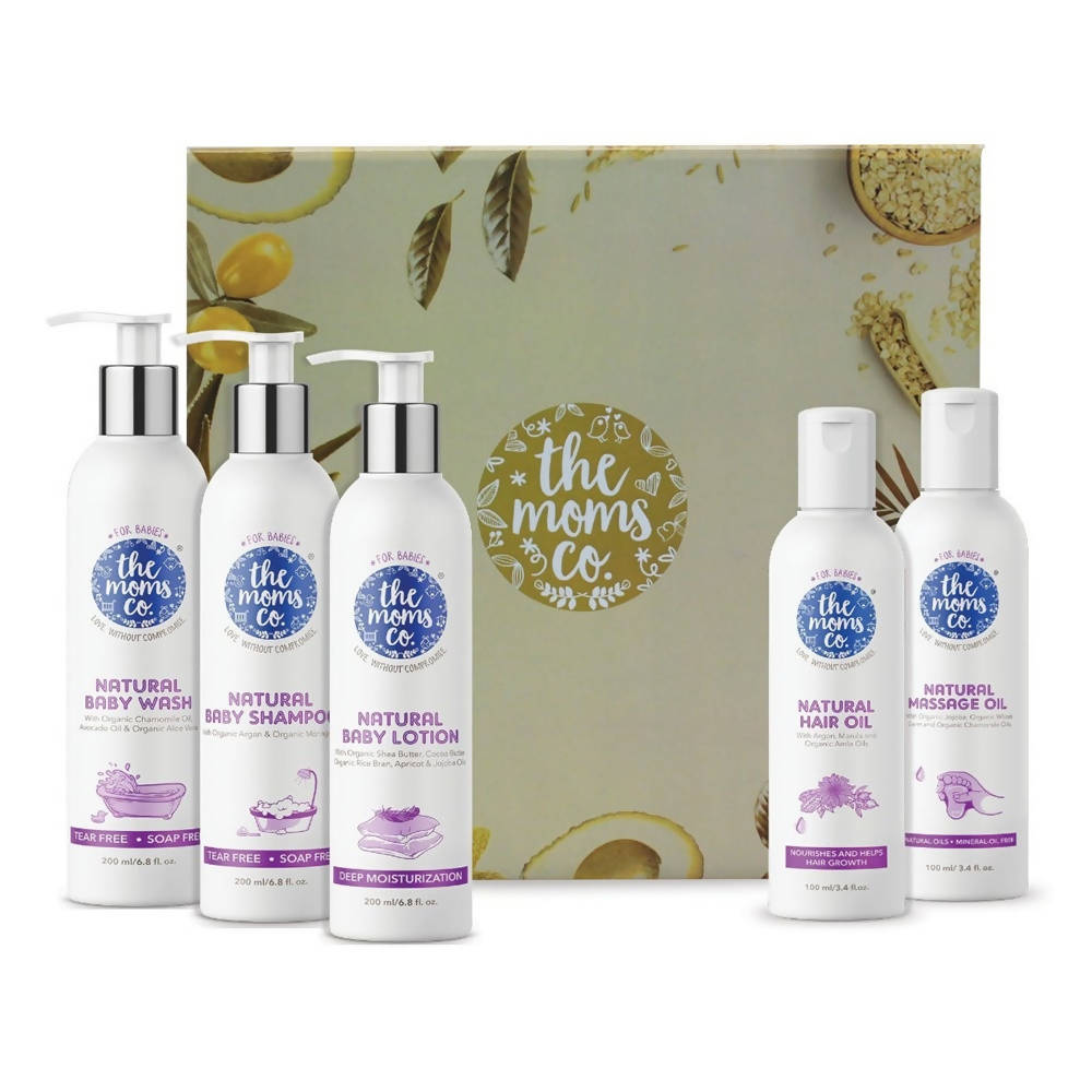 The Moms Co Natural Baby Bath & Body Essentials