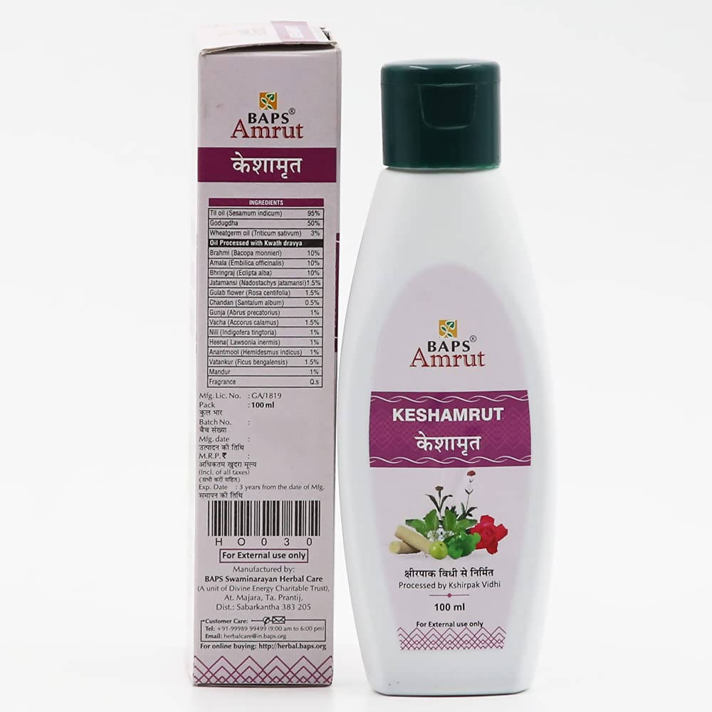 Baps Amrut Keshamrut Hair Oil - 100 ml