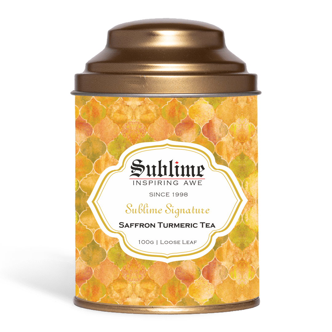 Sublime Inspiring Awe Saffron Turmeric Tea