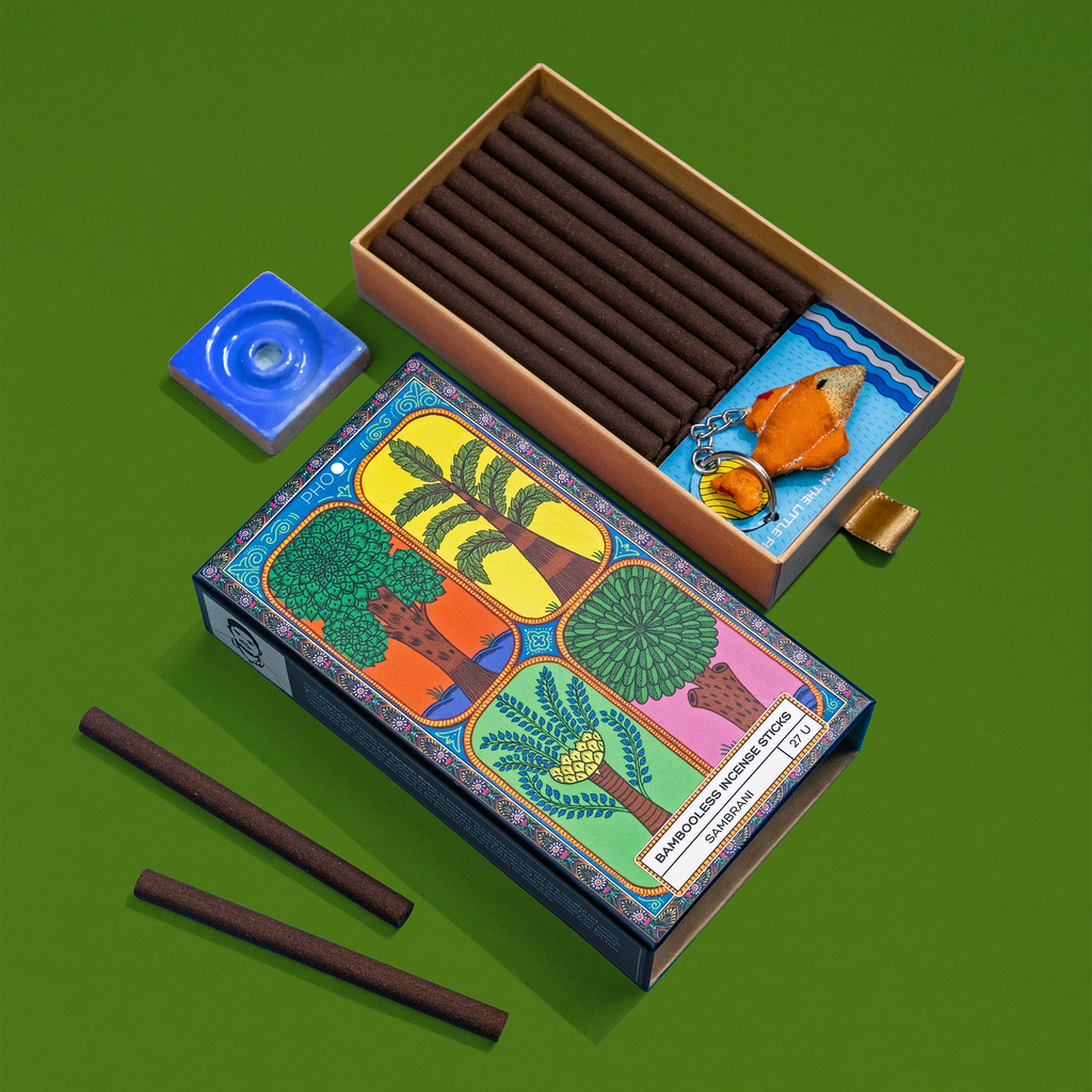Phool Bambooless Incense Sticks Sambrani - 27 Sticks