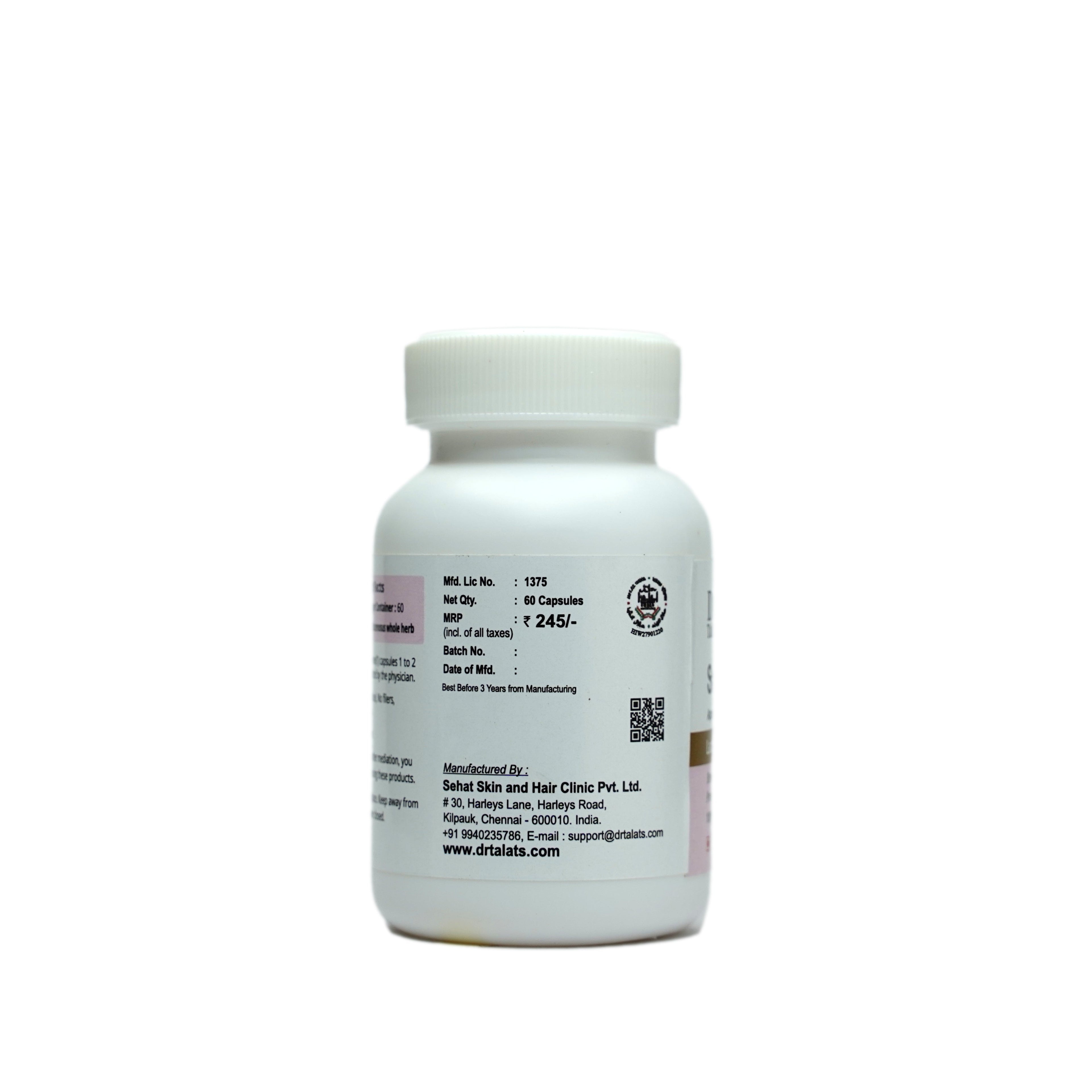 Dr. Talat's Satawar - Lacto Tonic - 60 Capsules