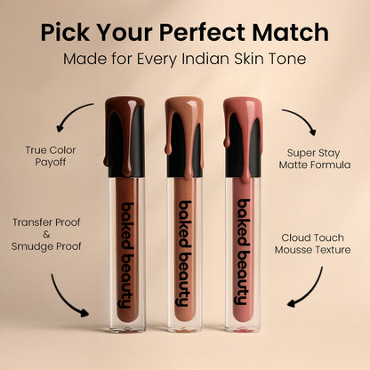Baked Beauty Caramel Latte Liquid Mousse Lipstick