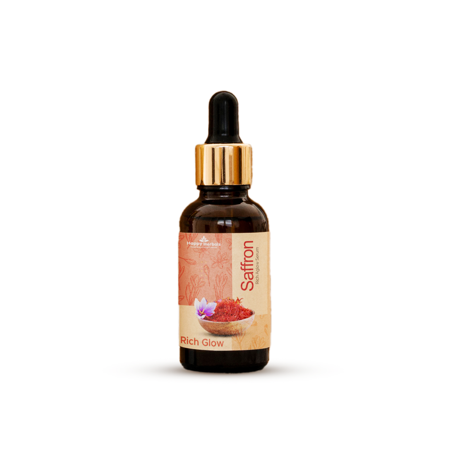 Happy Herbals Saffron Rich Glow Night Care Seram - 30 gms