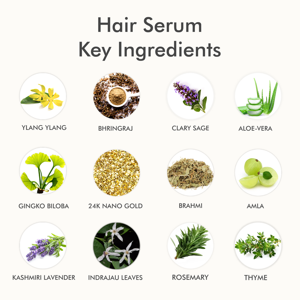Vedicdrem 24kt Nano Gold Hair Serum for Psoriasis and Sensitive Scalp - 100 Ml