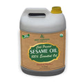 Deep Ayurveda White Sesame Pure Essential Oil (Sesamum indicum) - 5 litrs