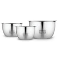 Classic Essentials MICROSAFE Stainless Steel Portion Bowl Set 3pc (750ml+1000ml+1500ml)