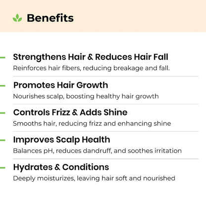 Avimee Herbal Shakuntala Hair Cleanser/Shampoo For Silky & Shiny Hair With Aloe Vera, Apple Cider Vinegar, Rice Protein & Keratin Protein