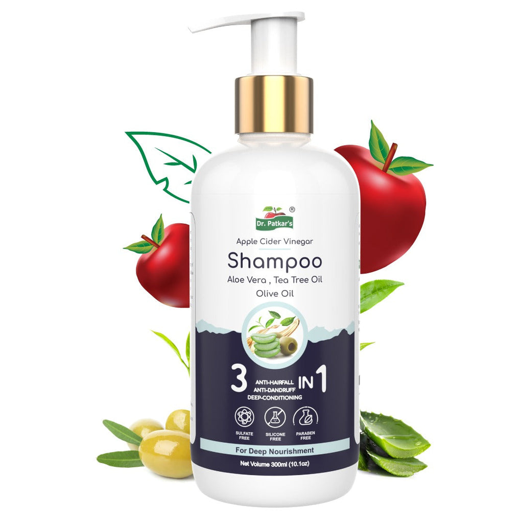 Dr. Patkars Apple cider vinegar with 3 in 1 Shampoo