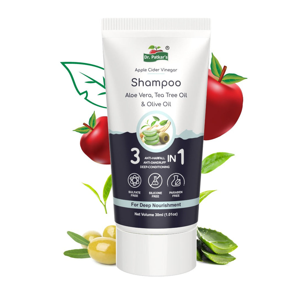 Dr. Patkars Apple cider vinegar with 3 in 1 Shampoo