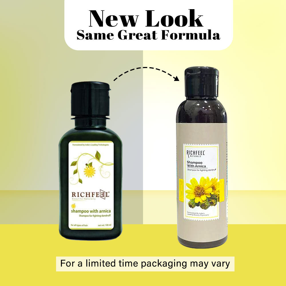Richfeel Naturals Shampoo with Arnica - 100 ml