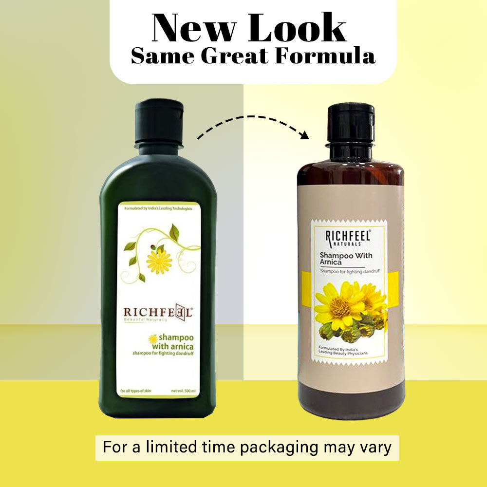 Richfeel Naturals Shampoo with Arnica - 500 ml