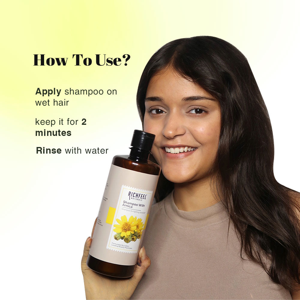 Richfeel Naturals Shampoo with Arnica - 500 ml