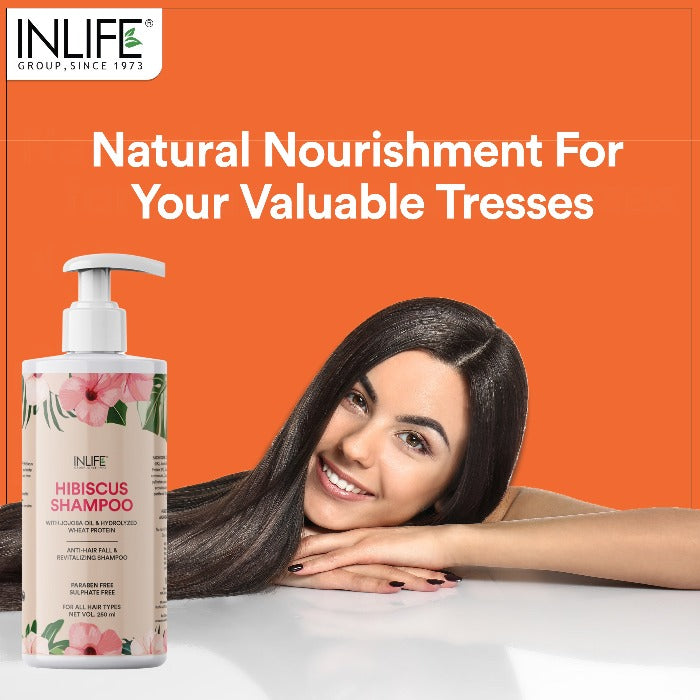 INLIFE Natural Hibiscus Anti Hair Fall Shampoo - 250 ml