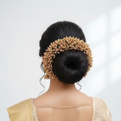 Gold Pollens Bridal Gajra