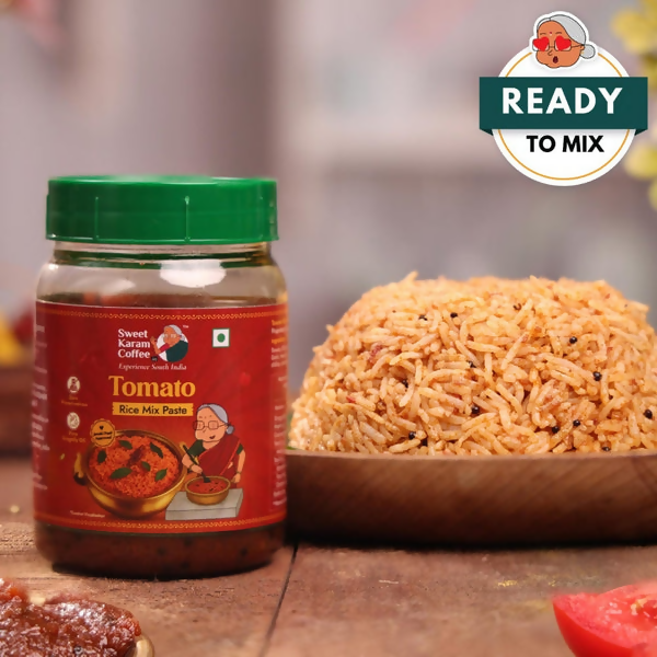 Sweet Karam Coffee Tomato Rice Mix Paste (Ready in Minutes)
