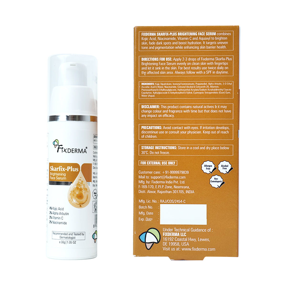 Fixderma Skarfix-Plus Brightening Face Serum - 30 gms