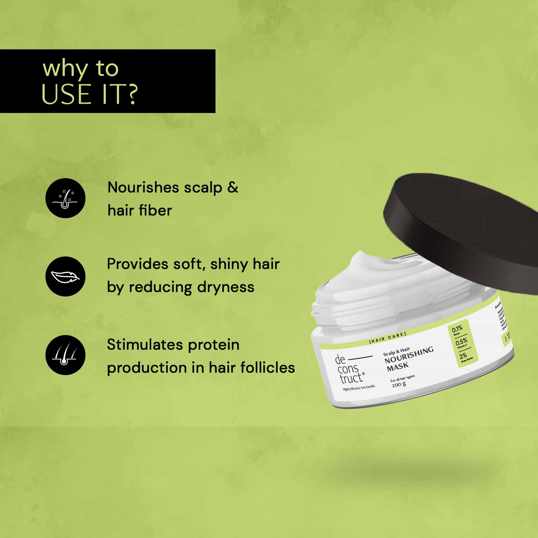 Deconstruct Scalp & Hair Nourishing Mask -  200 gms