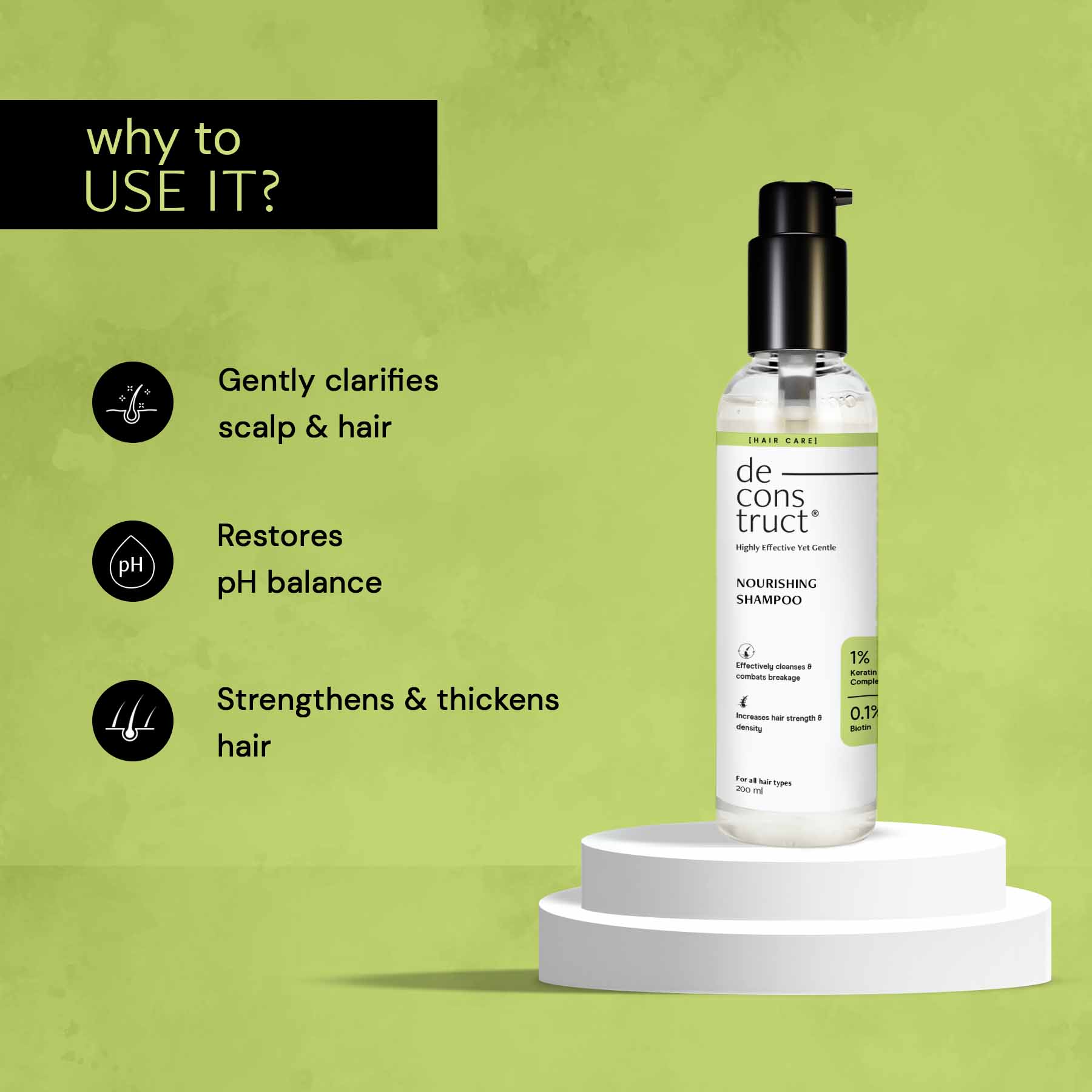 Deconstruct Nourishing Shampoo - 200 ml