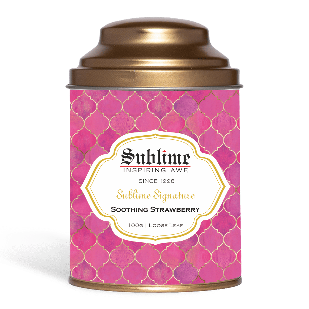 Sublime Inspiring Awe Soothing Strawberry Tea