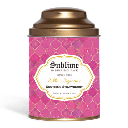 Sublime Inspiring Awe Soothing Strawberry Tea