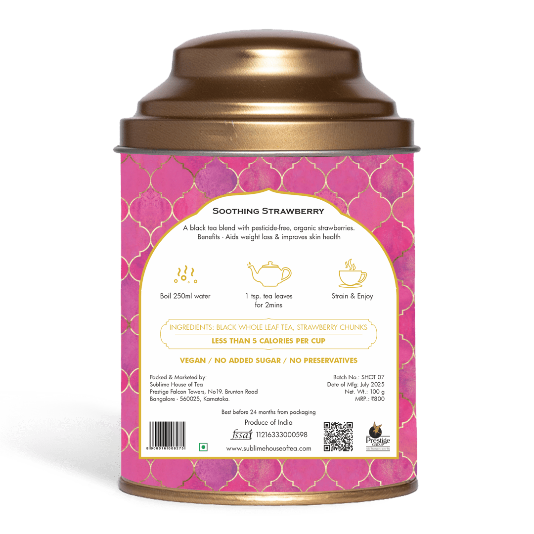 Sublime Inspiring Awe Soothing Strawberry Tea