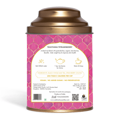 Sublime Inspiring Awe Soothing Strawberry Tea