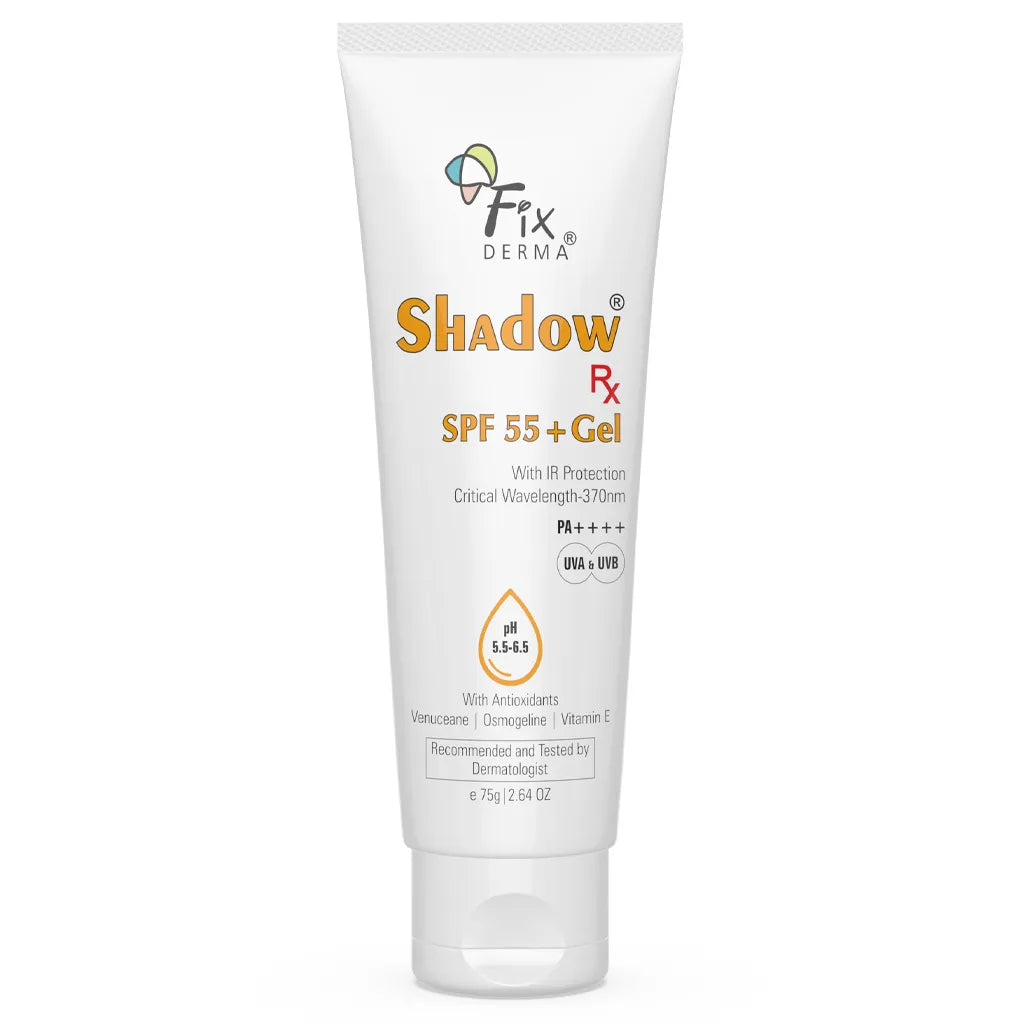 Fixderma Shadow Rx SPF 55+ Gel - 75 gms