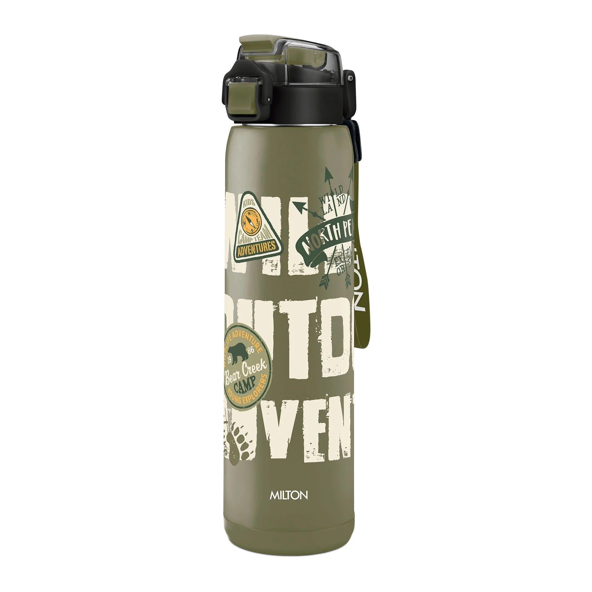 Milton Steel Edge Thermoware Bottle with Twin Lid 500 ml