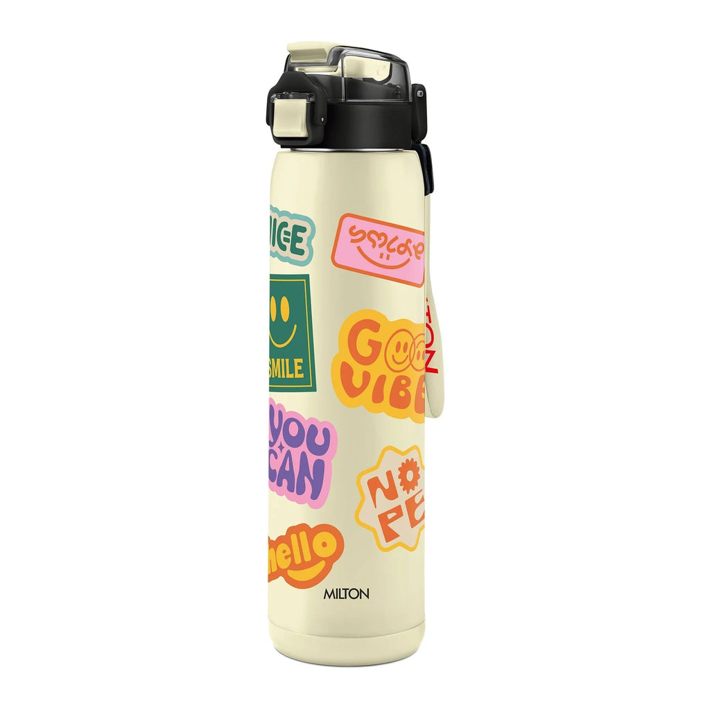 Milton Steel Edge Thermoware Bottle with Twin Lid 500 ml