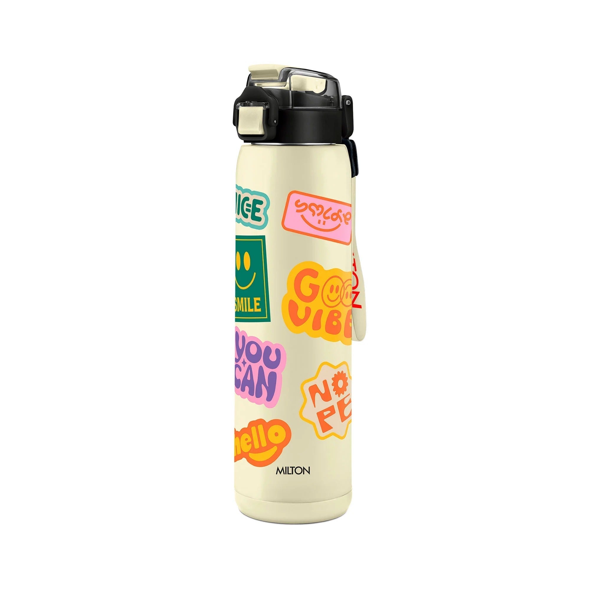 Milton Steel Edge Thermoware Bottle with Twin Lid 500 ml