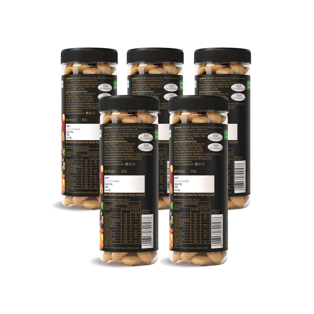 Eatopia Superfoods Oat Puffs - BBQ
