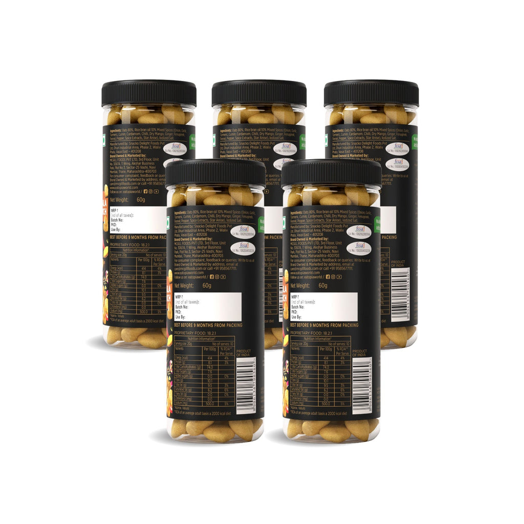 Eatopia Superfoods Oat Puffs Masala Crunch - 60 gms (Each)