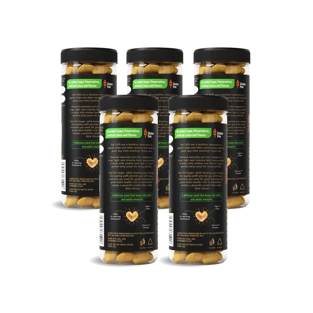 Eatopia Superfoods Oat Puffs Masala Crunch - 60 gms (Each)