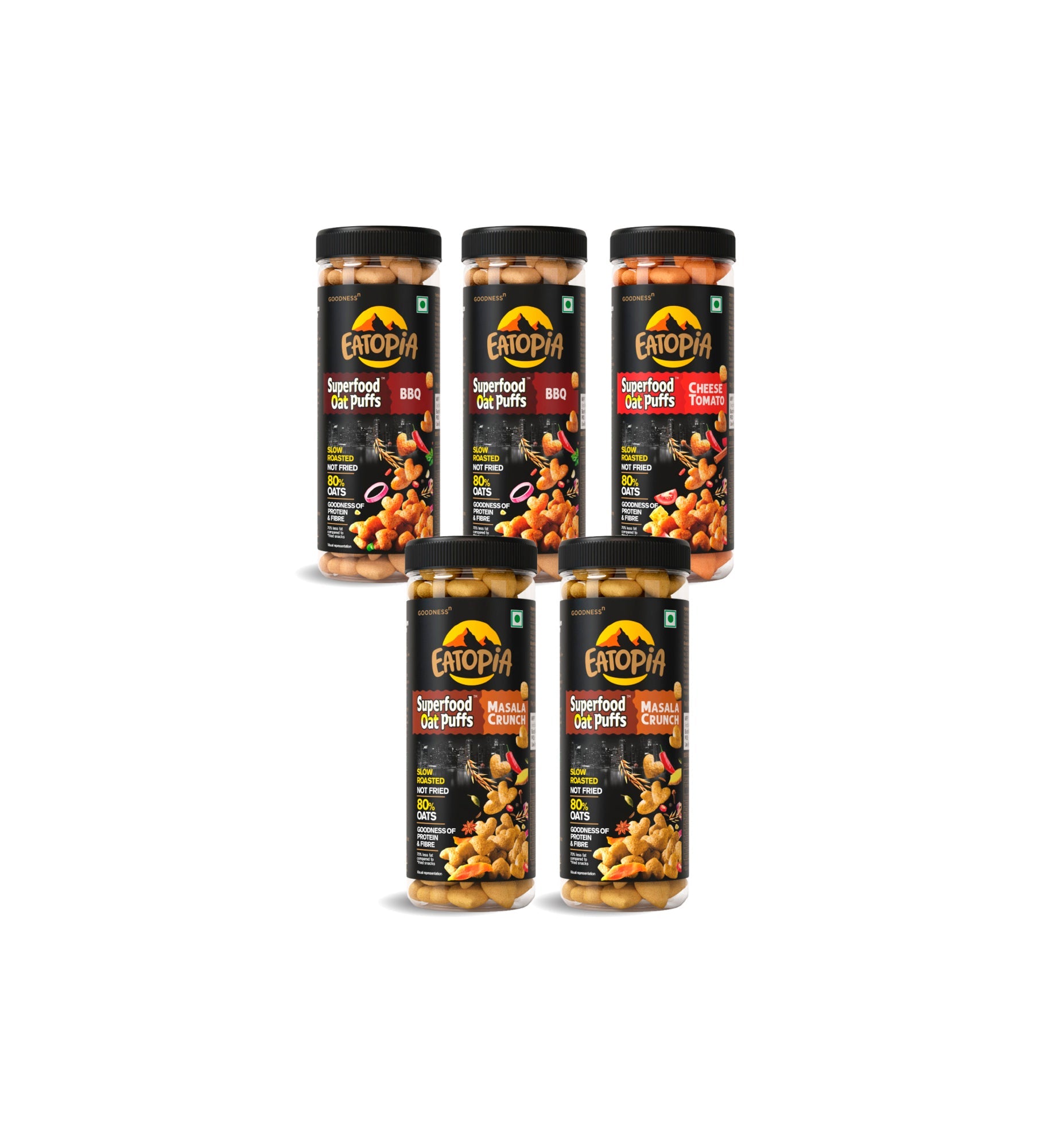 Eatopia Superfoods Oat Puffs - Assorted