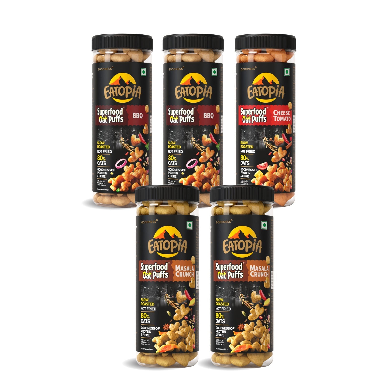 Eatopia Superfoods Oat Puffs - Assorted