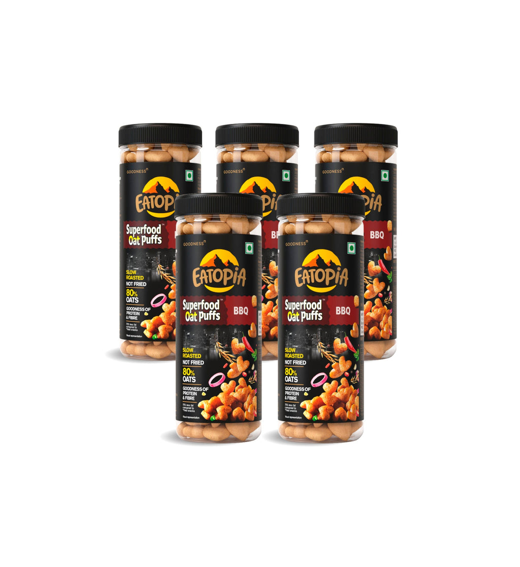 Eatopia Superfoods Oat Puffs - BBQ