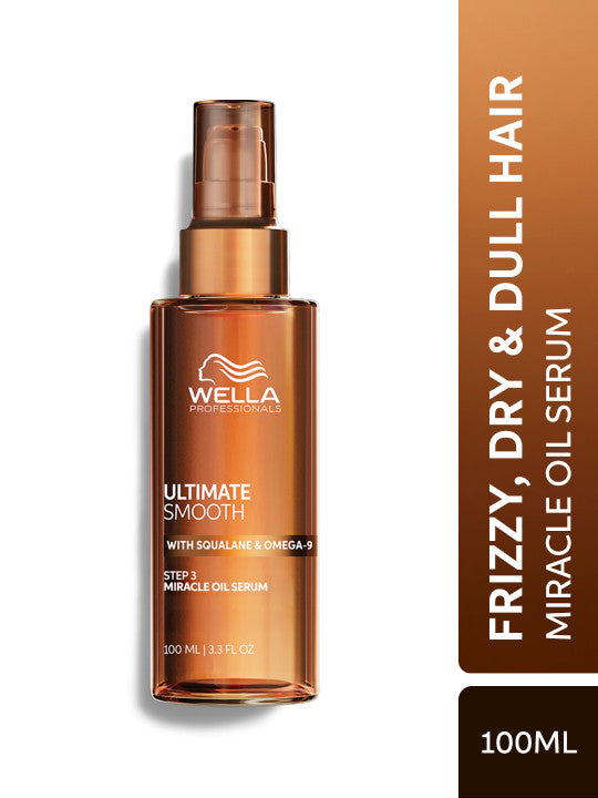Wella Professionals Ultimate Smooth Miracle Oil Hair Serum With Squalane & Omega 9 - 100ml