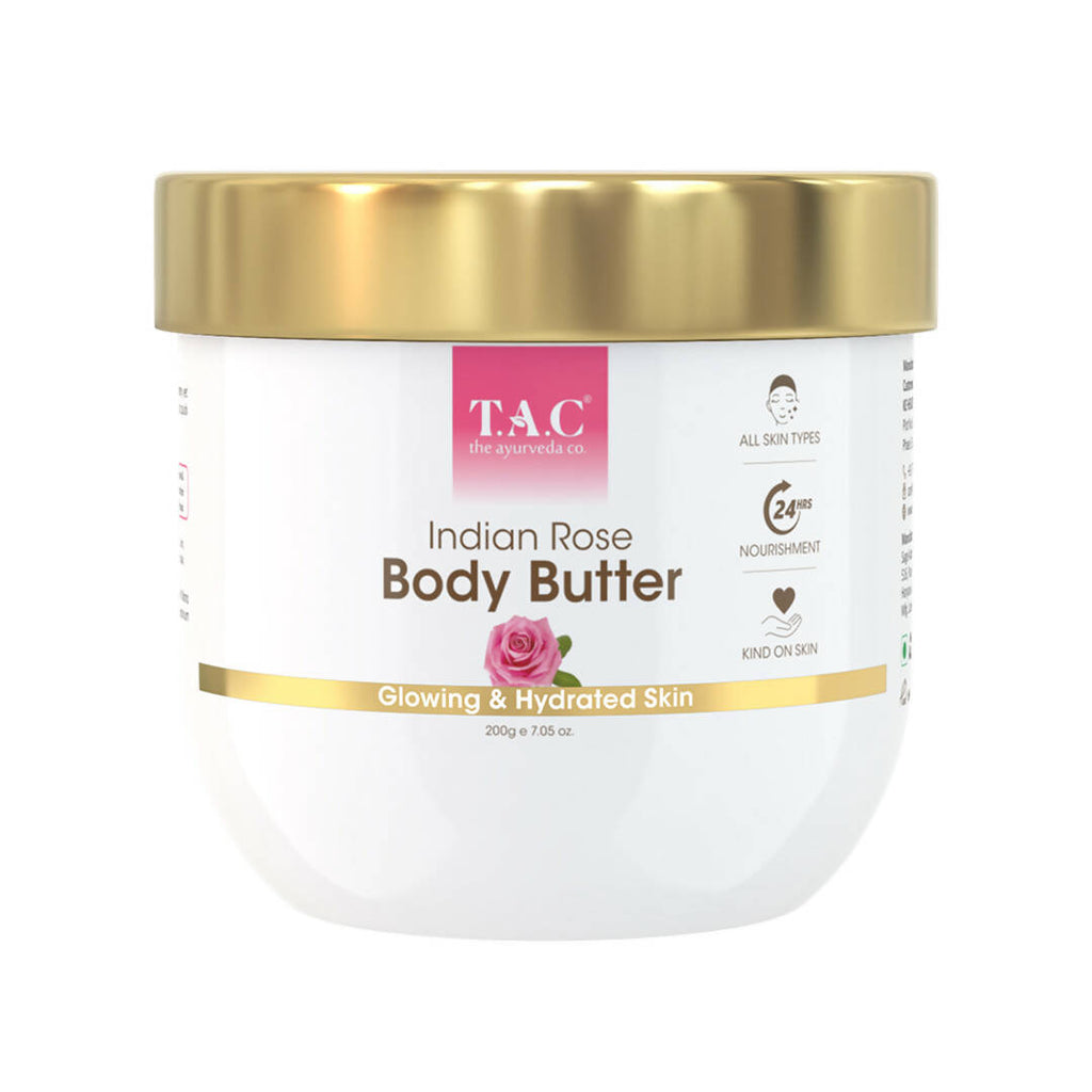 T.A.C - The Ayurveda Co. Indian Rose Body Butter With Rose Oil & Shea Butter